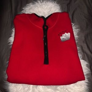 Vintage oversized quarter zip! ❤️